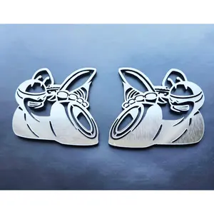2x Custom Fender Bee Emblem Badges Scat Pack for Dodge Challenger Charger SRT