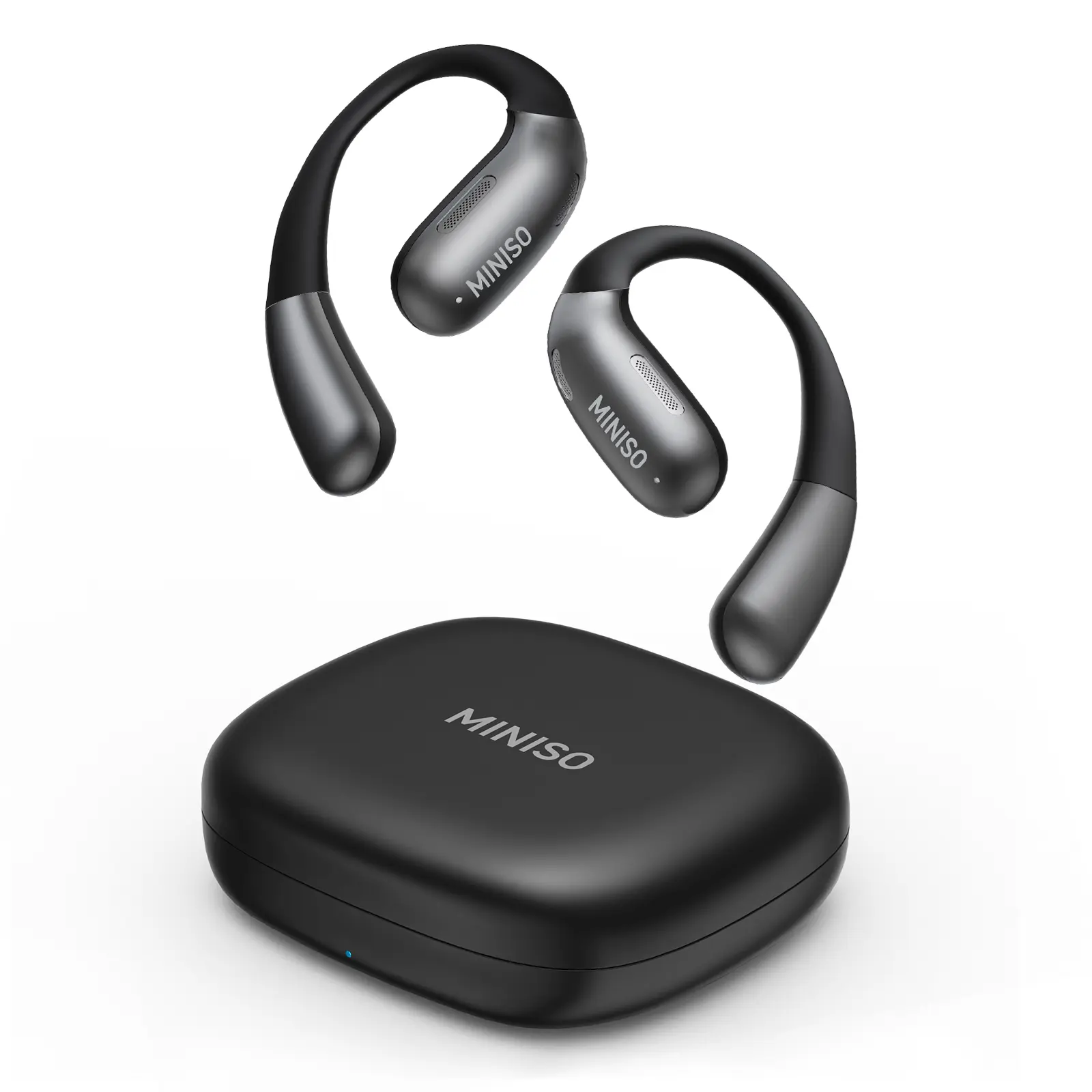 MINISO X28 AI Translation Earphones OWS Open Wireless Bluetooth HIFI Sound Quality Sports IPX5 Waterproof Light Weight Earbuds with Microphone Black