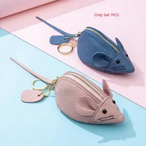Mini Cartoon Mouse Coin Purse Cute Pu Women Coin Purse Creative Storage Bag
