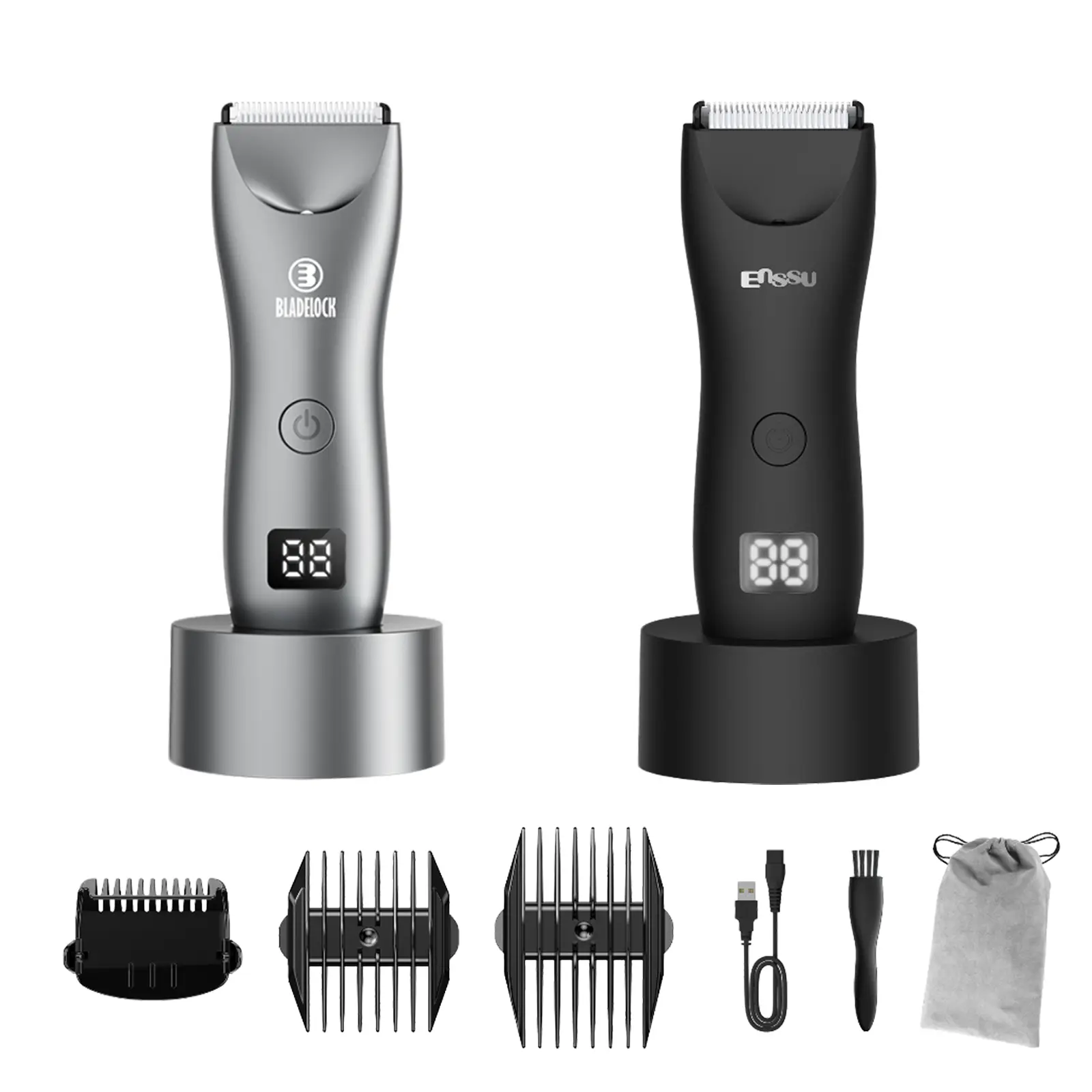 bodyhairclipper Professional shaver for men, body electric push clippers, usb rechargeable waterproof no hair snag, men's hair clippers hair trimmers