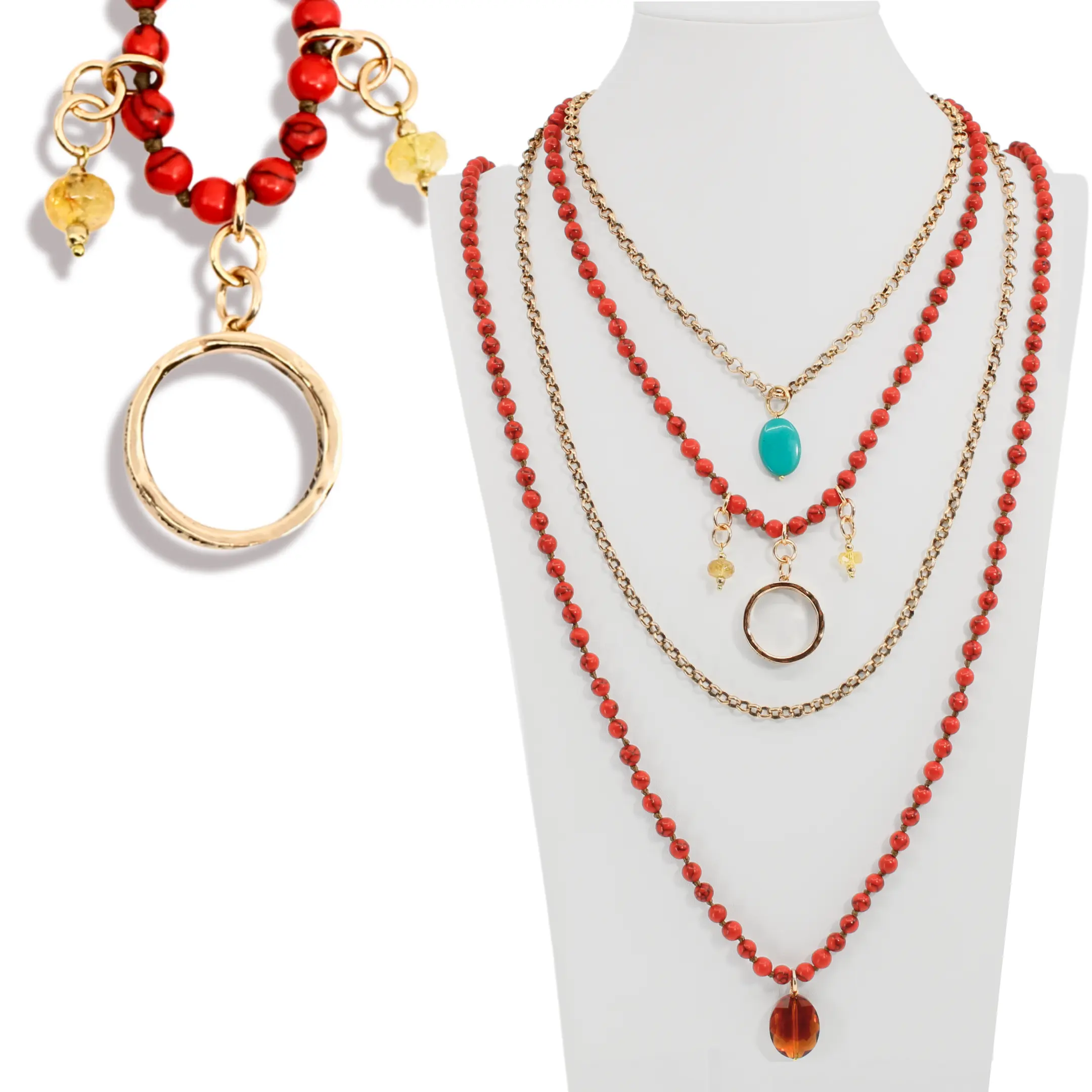 I Welcome Miracles Into My Life Ring Layering Limited Edition Bundle luxury necklace