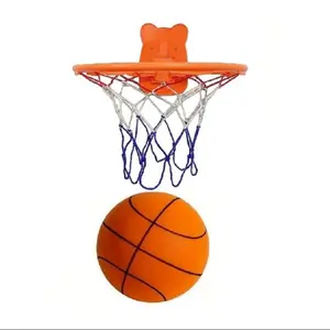 Quiet Indoor Basketball Set, Noise-Free Rebound Ball & Hoop, Noiseless Rebound Ball and Hoop for Silent Indoor Play#tiktokshopstockup