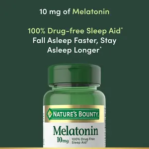 Melatonin by Nature's Bounty, 60 Count (Pack of 2)