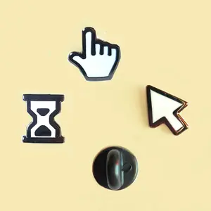 Computer Cursor 0.5-inch Filler Enamel Pin for Clothes and Accessories