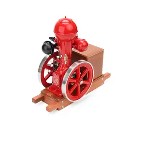 RETROL & OKMO Ball Top Miniature Water-Cooled Single-Cylinder 4-Stroke Hit and Miss Gasoline Engine Model