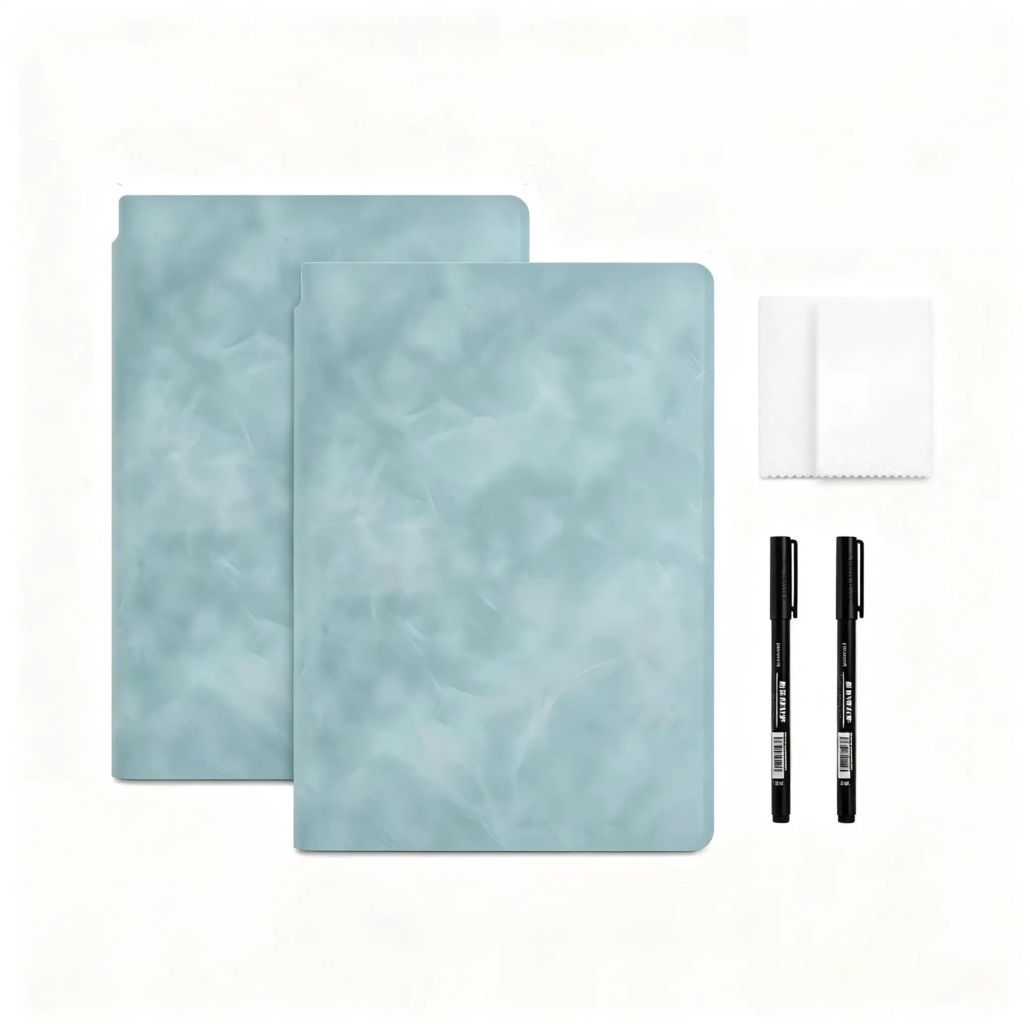 2-Pack Portable Compact Dry Erase Board, Foldable Whiteboard, Reusable Small Dry Erase Board, Cleanup, Ideal for Office, Home, School, Learning, Meetings