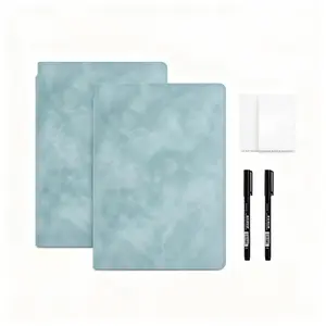 2-Pack Portable Dry Erase Board, Foldable Whiteboard, Reusable Small Dry Erase Board, Ideal for Office, Home, School, Learning, Meetings