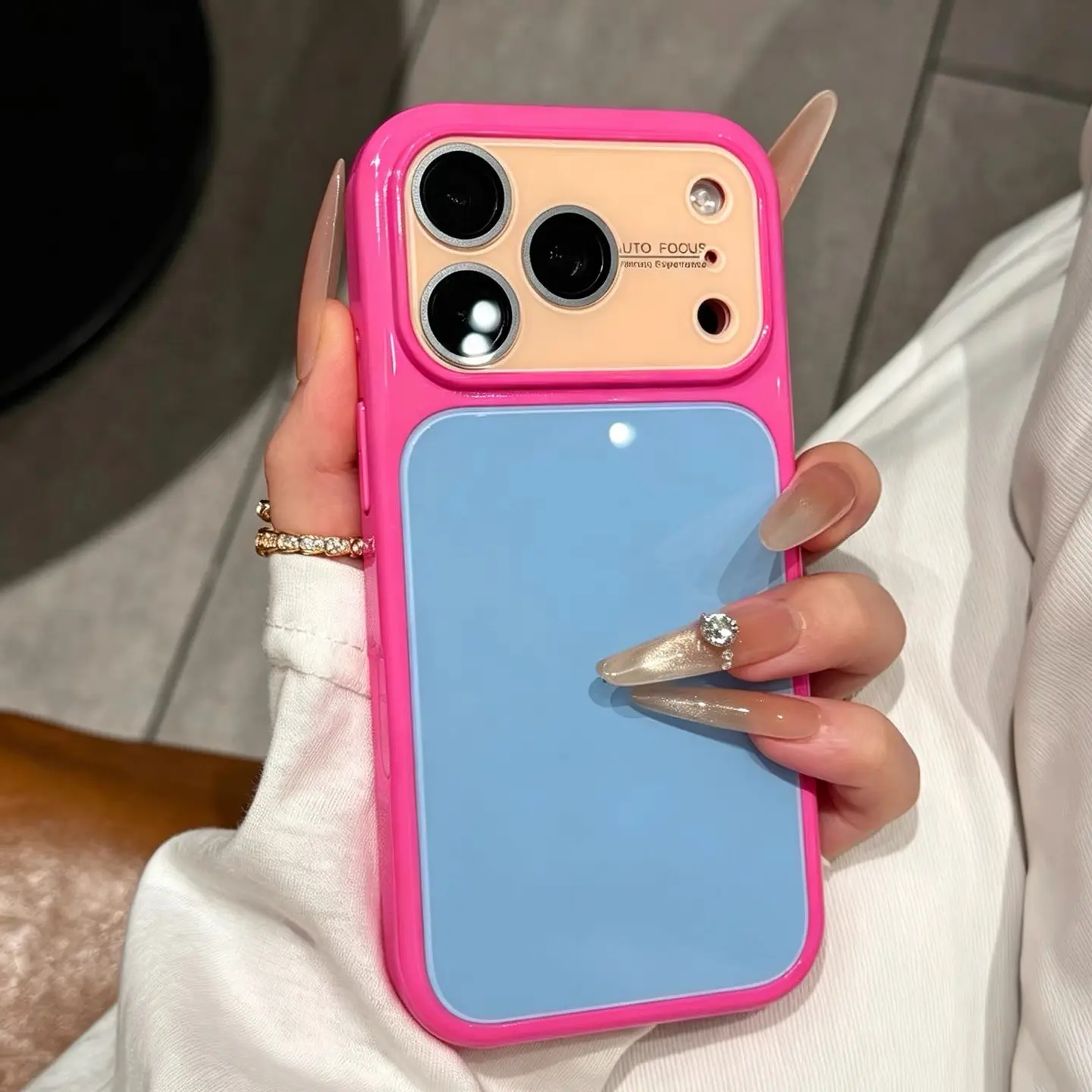 Summer Dopamine Color Block Phone Case-Compatible with iPhone 17 Pro Max, 16, 15, 14, and 13 Pro series,