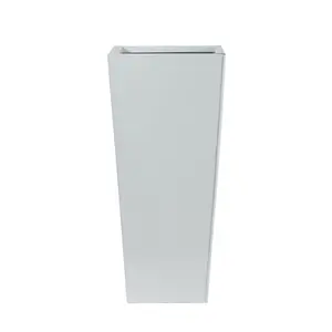 22" Decorative Metal Tower Planter