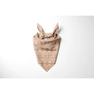 Happy trails mudcloth bandana