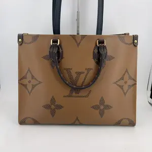Pre-owned Louis Vuitton Canvas Tote Bags MM On The Go