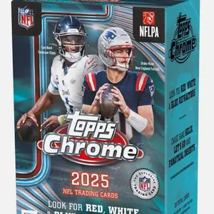 2025 Topps Chrome Football Blaster Box