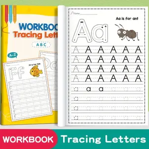 32 Page Writing Practice Book, Tracing Workbook for Preschool Kids, Early Education Pen Control Training, Home and School Educational Tool, Preschool Alphabet Tool