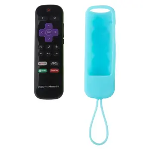 Silicone Remote Control Cover for Tcl Roku TV, Durable Silicone Protection Case, Reusable Design, Enhances Aesthetic Appeal