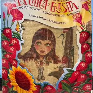 La Chica Fresita Air Freshener - Strawberry Fragrance for Air Freshening