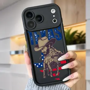 Texas Pride Case for iPhone 17 Air 16 Pro Max 15 Plus 14 13 12 11 X XS Shockproof Full Camera Protection Durable Slim Silicone Cover Festive Design