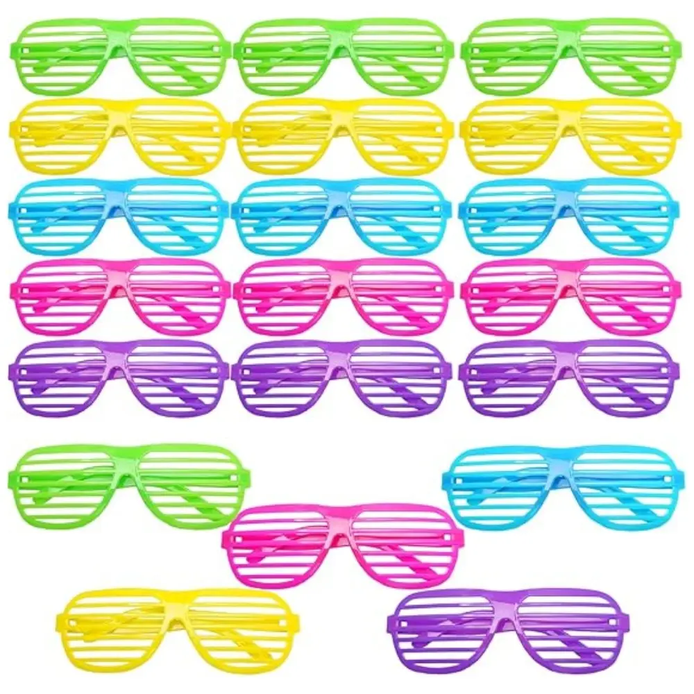 Unisex Colorful Glasses Set, Quick Switch Party Mode No Battery Needed, Essential Fashion Accessory for Carnivals/mask Balls, Prop, Party Event Props, Party Accessories, Party Supplies
