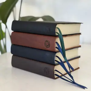 ESV Leather Journaling Bible by 228 - Full Grain Leather Edition with Multiple Color Options