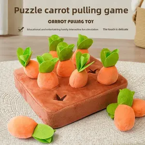 Plush Toy Pet Chewing Doll Fruit Vegetable Garden Interactive Labeling