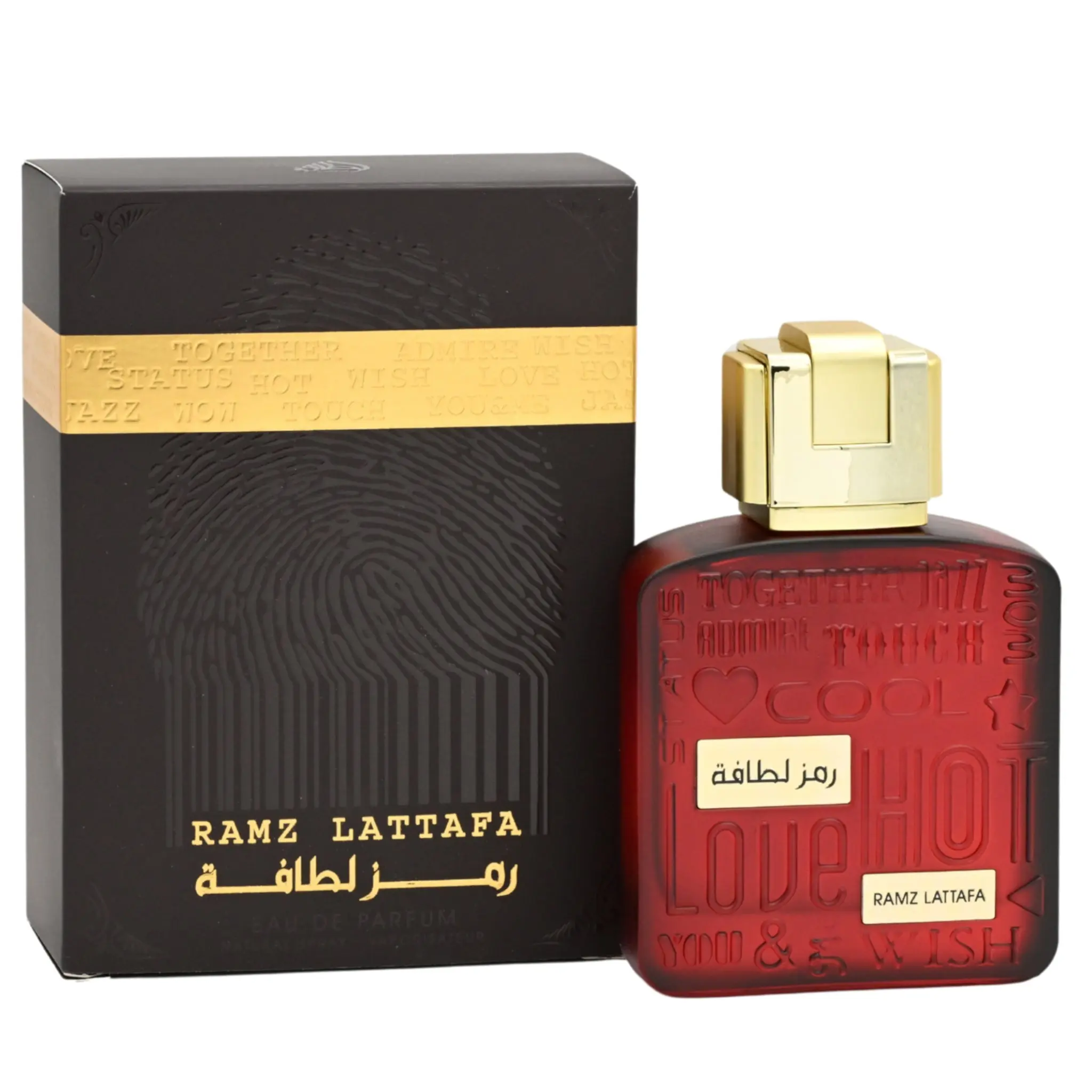 Lattafa Ramz Gold Unisex EDP Perfume Spray - 3.3oz, Elegant Jasmine & Rose Scent, Musk, Punchy, Aromatic Jasmine Unisex Fragrance, New Box Pack, Musk Unisex Fragrance