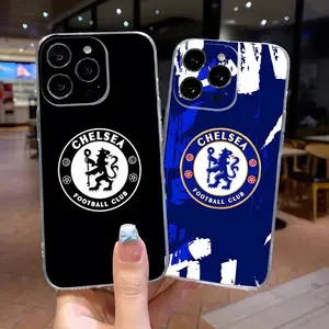 Chelsea Football Club Phone Case for iPhone 17 Air 16 15 14 13 12mini 11 Pro Max Plus XR XS Transparent Silicone Cover Protector