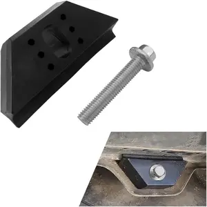 Clamp For Car Battery Hold Down Kit, Car Accessories Battery Tie Down Bracket With Stainless Steel Bolt Kit, Replacement For OEM 14005061 Base Clamp