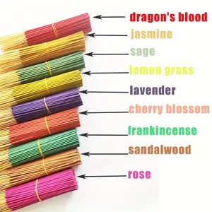 9 Flower Fragrance Incense Sticks - Handmade Bamboo Skewer with Premium Roses, Lavender, Jasmine, Sage & More, 8.66 Inch Sticks for Home, Yoga, Meditation, Deodorizing - Unique Gift Idea, Spiritual Practice, Artisanal Design, Artisan Crafted,