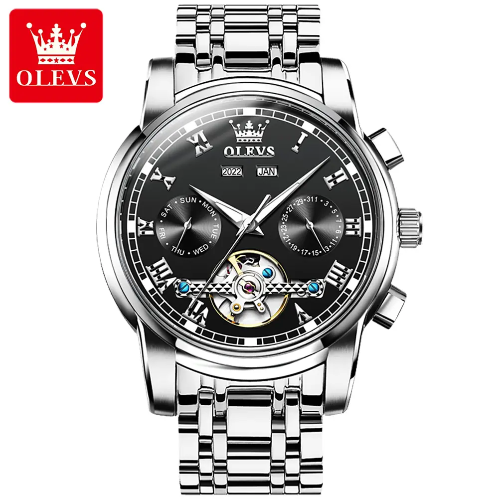 Steel Belt Silver Black