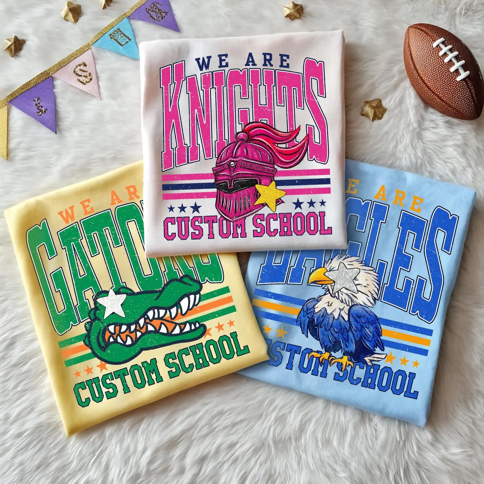 Comfort Colors Custom School Spirit Shirts, Preppy Mascot Shirt, Homecoming Game Day Shirt, Pride Tee