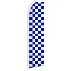 Blue & White Checkered Super Flag