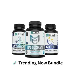 ZHOU NUTRITION Chill Mode Bundle - Ashwagandha, Mag Glycinate & Driftoff
