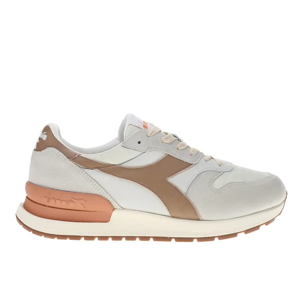diadora Mens Conquest Nubuck Lace Up Sneakers Shoes Casual - White