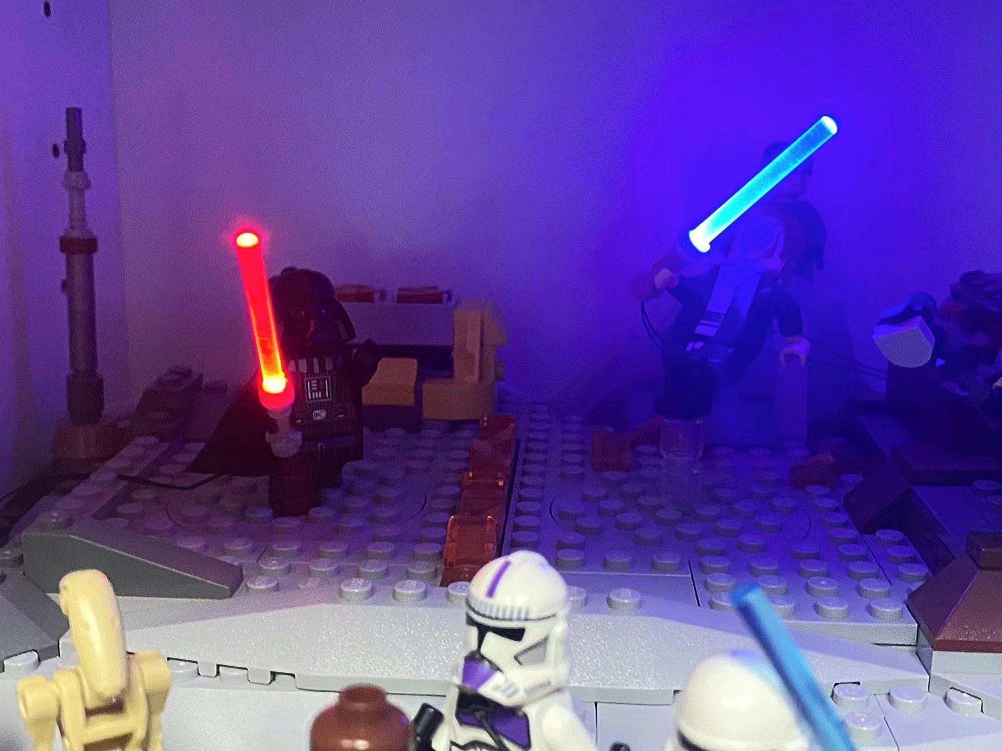 LYBMTWF USB-Powered LED Lightsaber is custom-tailored specifically for minifigures. This handheld, illuminated lightsaber makes an excellent choice for a birthday or holiday gift.