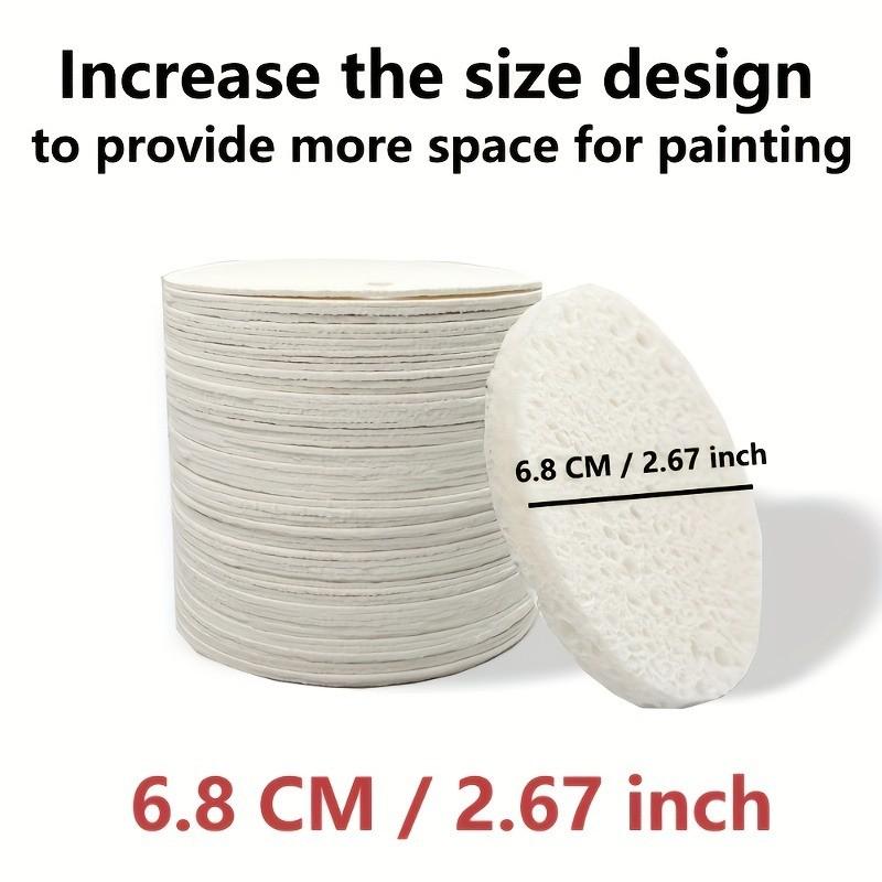 Magic 3D Foam Texture Painting Kit: 2.68inch Round Foam Sheets & Craft Paper, 12-Color Watercolor Pens + 1 brush – All-in-One Creative Supplies for DIY Art, Christmas Gifts, School/Home Activities & Travel Crafts