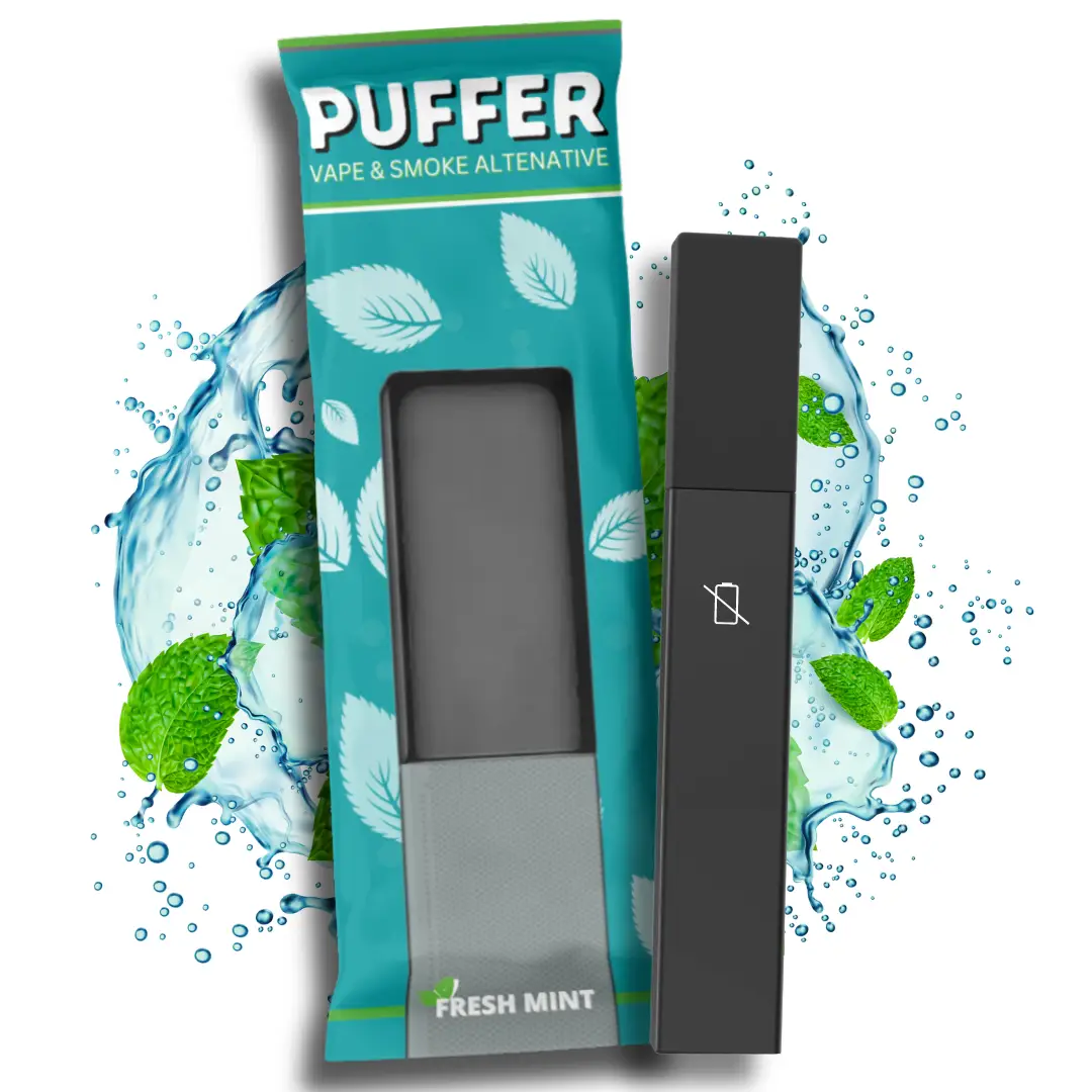 Quit Vaping Chew Puffer Craving Relief Essential Oil Inhaler Natural Help for Before and After Quitting
