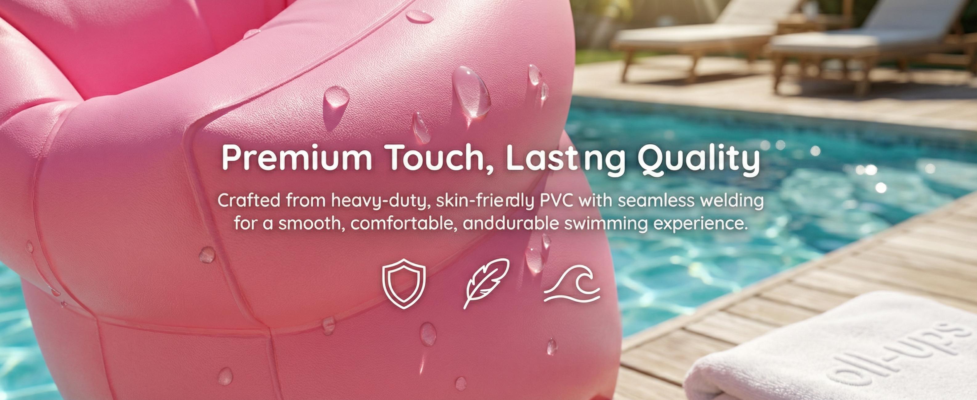 Inflatable Arm Floats for Children and Adults - Pool Arm Floats, Inflatable Swimming Rings, PVC Arm Floats for Toddlers, Suitable for Children and Adults Weighing 30–150 lbs