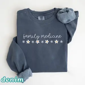Family Medicine Comfort Colors Sweatshirt, Family Nurse Practitioner Sweater, CMA Crewneck, Family Med Nurse Sweatshirt, MA Grad, Family Physician Cotton Fleece