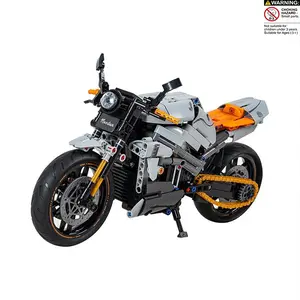 Advanced Building Set for Adults, 1 Box Iconic Motorcycle Model for Build and Display Makes A Great Gift for Fans Of Yamaha Vehicles Or Motorcycle Collectibles, Gift, Building Challenge