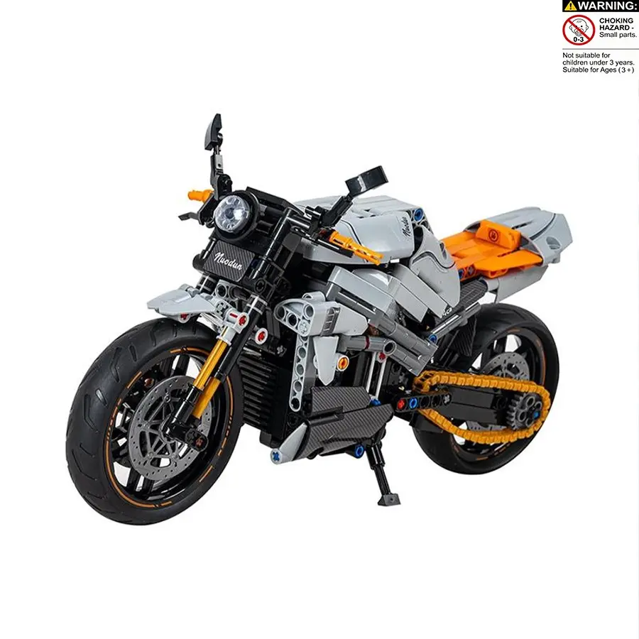 Advanced Building Set for Adults, 1 Box Iconic Motorcycle Model for ...