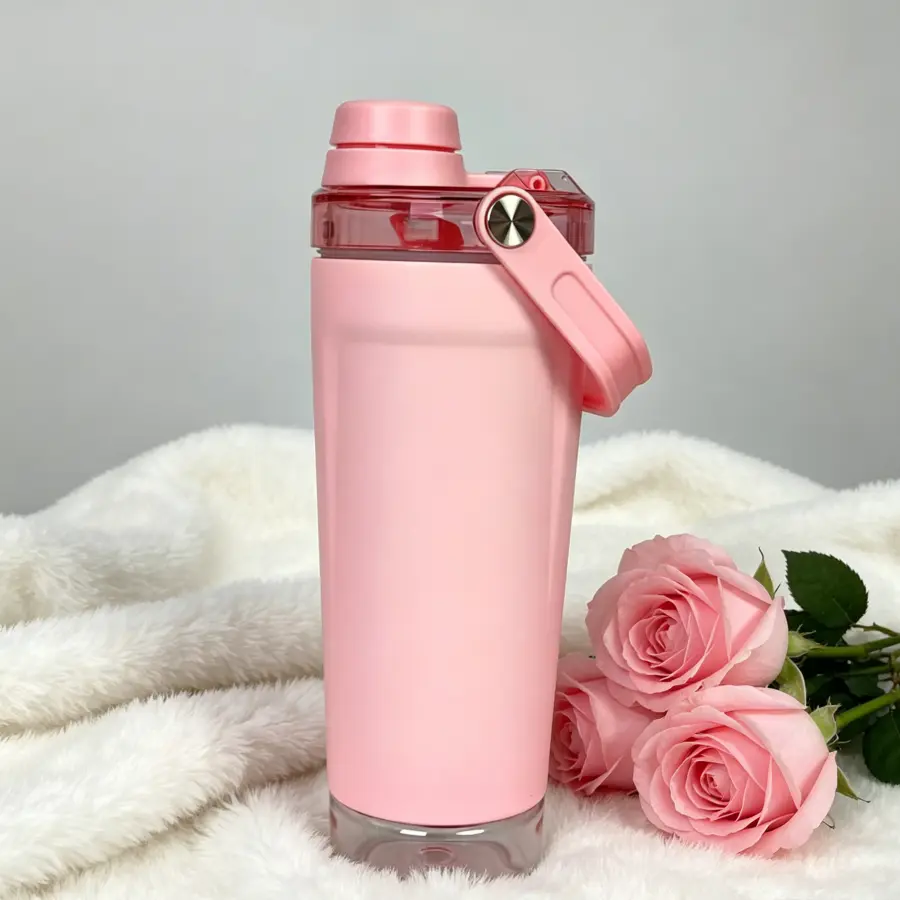 304 Stainless Steel Leakproof Protein Bottle Shaker - Cute Aesthetic Insulated Gym Tumbler, Reusable Leakproof Bottle, Vacuum Flask for Outdoor Travel & Everyday Use, Leakproof Reusable Bottle, Protein Bottles Shakers