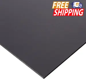 Whole PVC Foam Board - Black - 1/2 inch thick