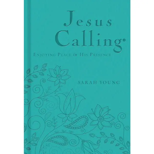 Jesus Calling, Teal Leathersoft, with Scripture References: Enjoying Peace in His Presence (A 365-Day Devotional)