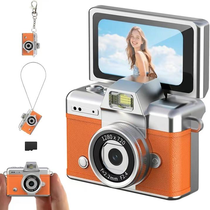 Mini Keychain Digital Camera – Pocket-Size Camera 1080P HD with 1MP ...