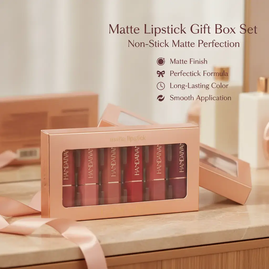 Matte Matte Lipstick Gift Box Set Non-stick Cup Lipstick Lipstick