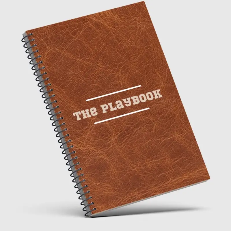 The Playbook Journal - 90-Day Guided Journal for Resetting Structure & Rebuilding Habits