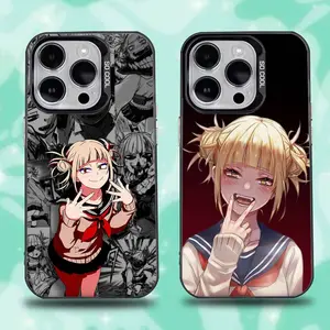 Toga Himiko My Hero Academia Phone Case For iPhone17, 16,15,14,13,12,11,Mini,Pro,E,SE4,XS,MAX Black Candy Matte Cover