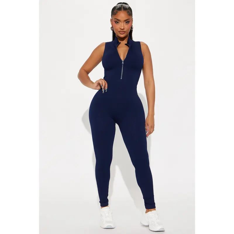 Johanna Seamless Jumpsuit - Navy