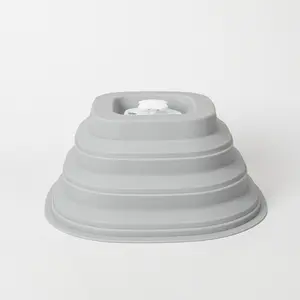 Multi-Functional Collapsible Silicone Microwave Cover