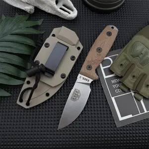 Brand-new Hiking Fixed-blade Knife with Sheath, D2 Blade, G10 Handle Outdoor Camping and Fishing Tool, Perfect As A Gift, Tactical Knives