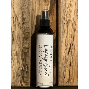 Luxury Scent Room Spray - Simple Life 8 oz Spray in amber bottle with fine mist sprayer